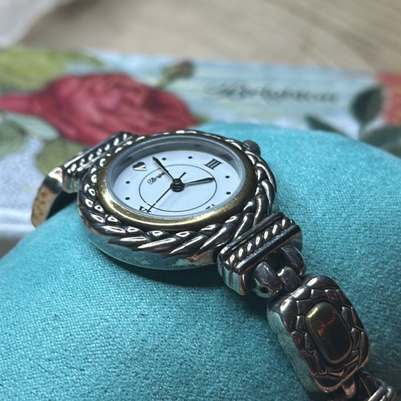 Brighton Nantucket Silver & Gold Watch AS IS - Picture 3 of 11